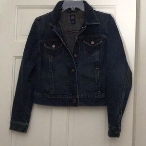 Gap short denim jean jacket. Size medium.
